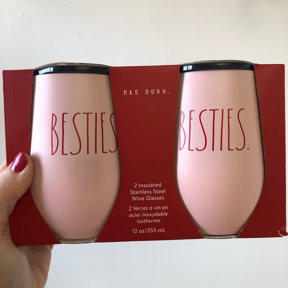 Rae Dunn bestie wine travel cups - Picture 4 of 4